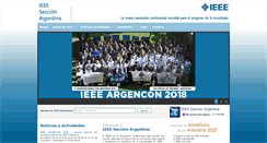 Desktop Screenshot of ieee.org.ar