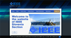 Desktop Screenshot of ieee.si