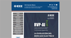 Desktop Screenshot of ieee.org.mx